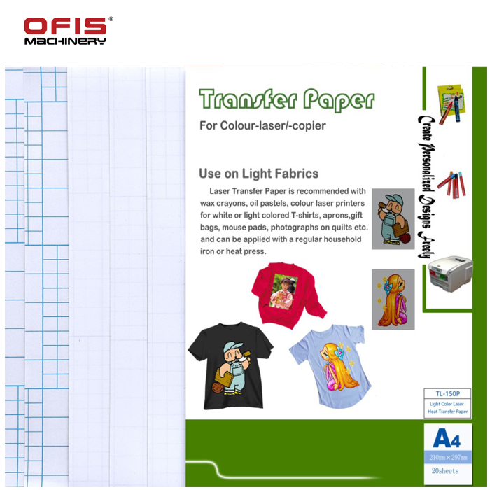 TL-150p  Light Laser Transfer paper(cold/Hot Peel)