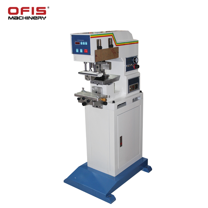 Pneumatic single color pad printing machine